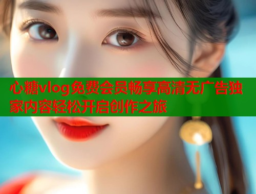 心糖vlog免费会员畅享高清无广告独家内容轻松开启创作之旅  第1张
