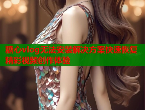 糖心vlog无法安装解决方案快速恢复精彩视频创作体验 第1张 糖心vlog无法安装解决方案快速恢复精彩视频创作体验 第1张