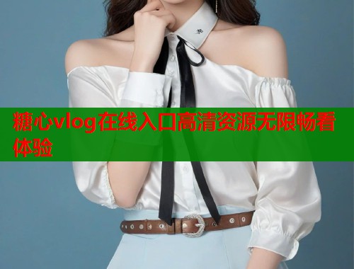 糖心vlog在线入口高清资源无限畅看体验