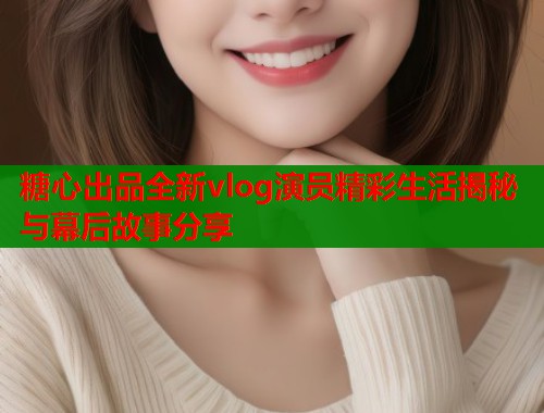糖心出品全新vlog演员精彩生活揭秘与幕后故事分享
