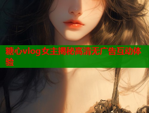 糖心vlog女主揭秘高清无广告互动体验